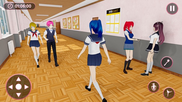 【图】动漫女学生模拟器：高中生活模拟游戏 3D(截图1)