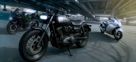 Extreme Motorcycle Simulator - Behold the diverse collection of motorcycles available, from powerful sport bikes to a classic cruiser model.