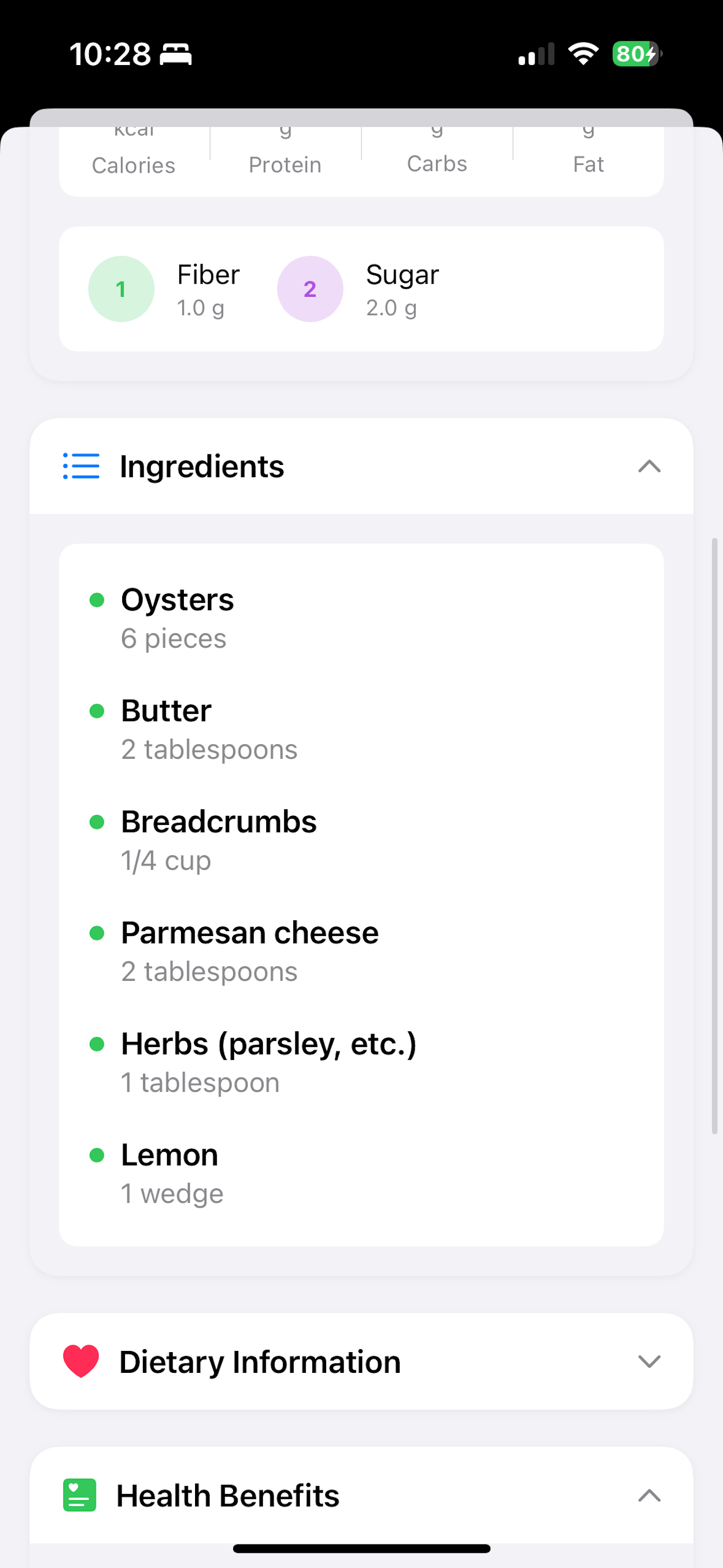 Calory: Food Counter & Tracker