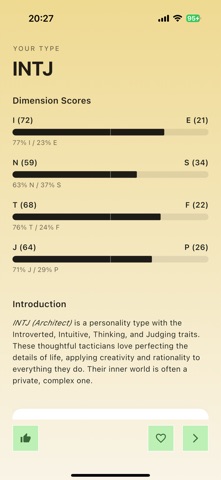 PsyPathia: Enneagram & MBTI iPhone screenshot