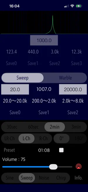 Audio Tone Generator Plus screenshot 2