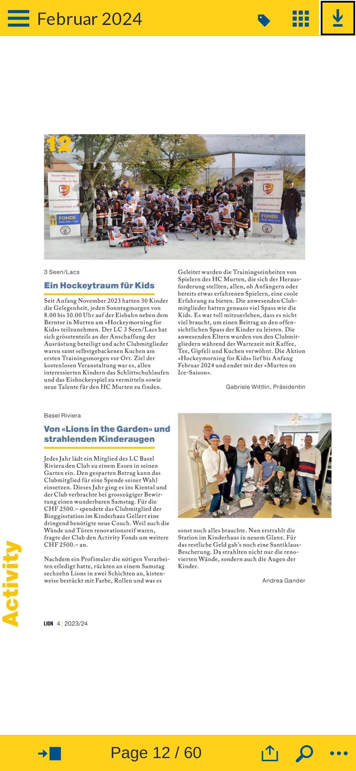 LION Magazine Switzerland screenshot 8