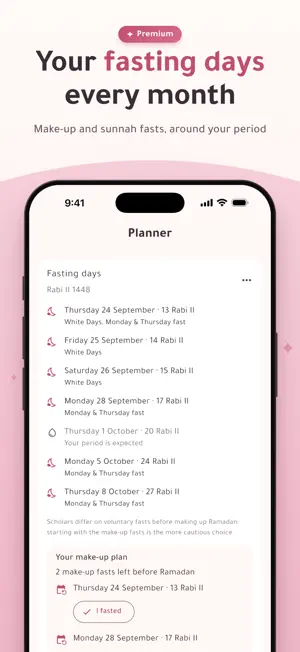 Period Calc: Hijri & Ramadan screenshot 2