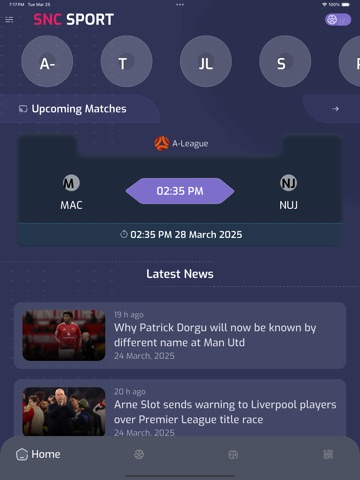SNC Sport ipad screenshot 2