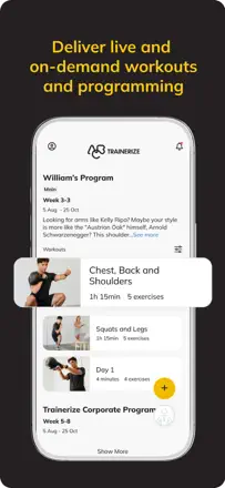 Fitness App (ABC Trainerize): Screenshot 3 von 9