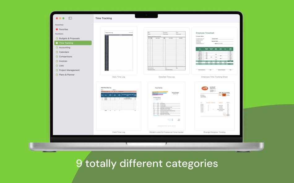 #2. Templates for Numbers Pro (macOS) 由: Made for Use