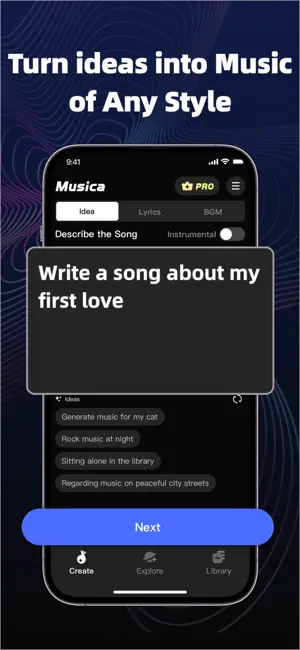 Musica:AI Song & Music Maker screenshot 4