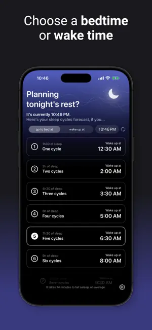 Nighty: Sleep Cycle Calculator screenshot 3