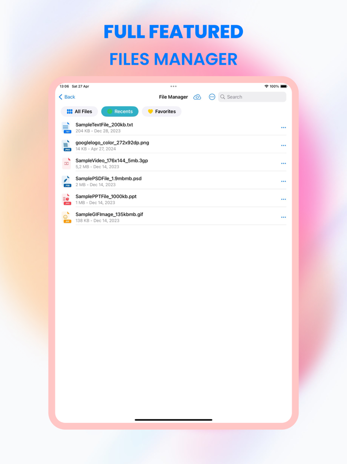 Offline Files Download Manager