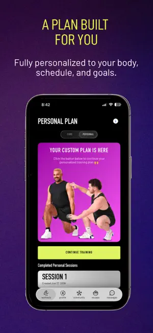 Pridefit: Custom Fitness Plans screenshot 3