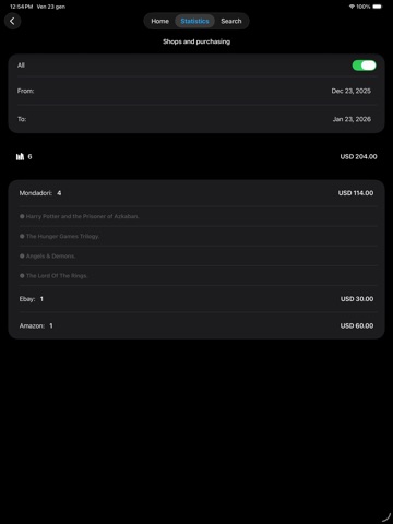 Bookslot Lite: Books & Reading iPad screenshot