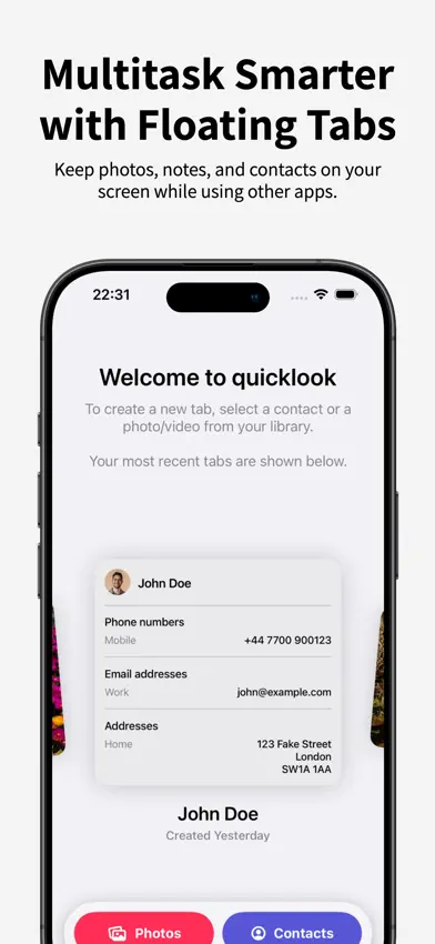 quicklook multitasking screenshot 1