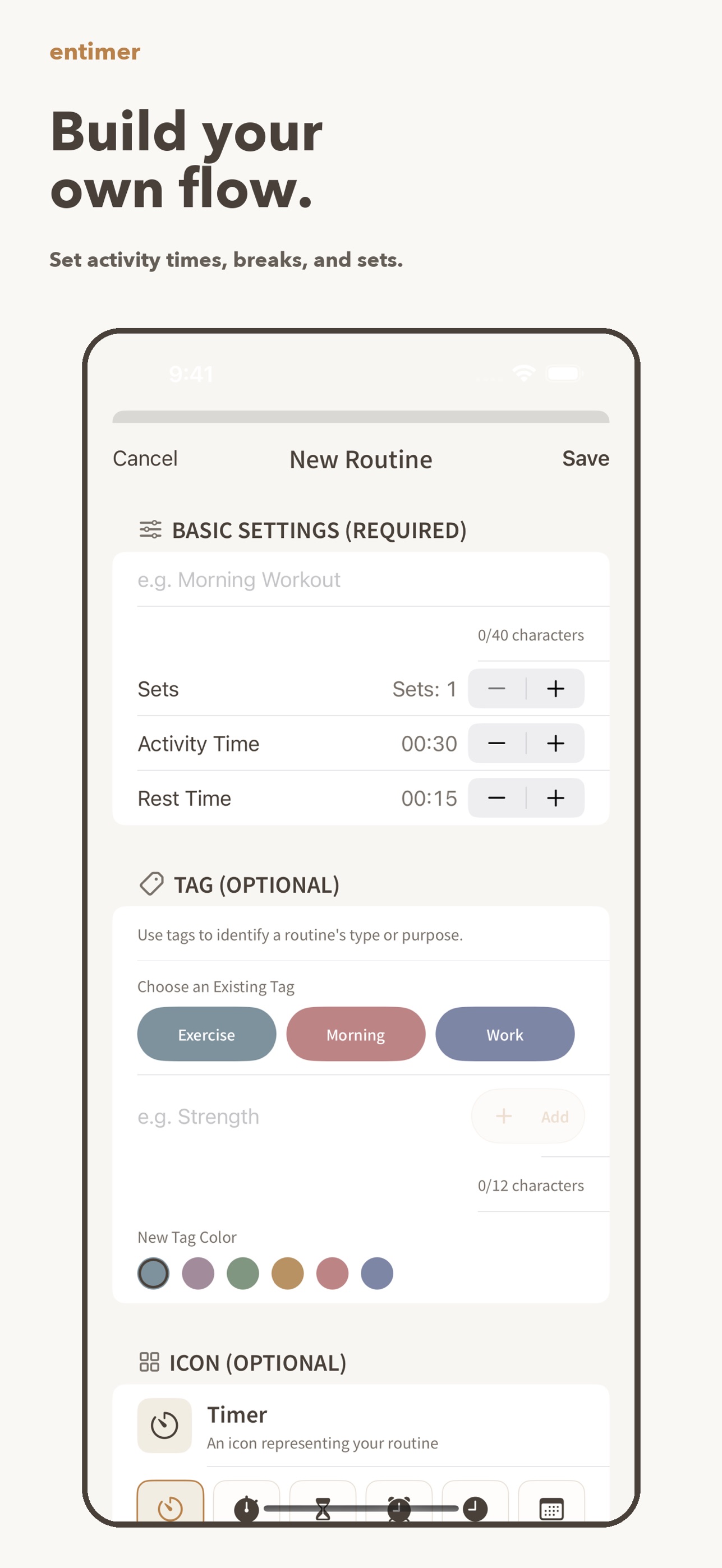 Screenshot 3 of entimer | Routine Timer