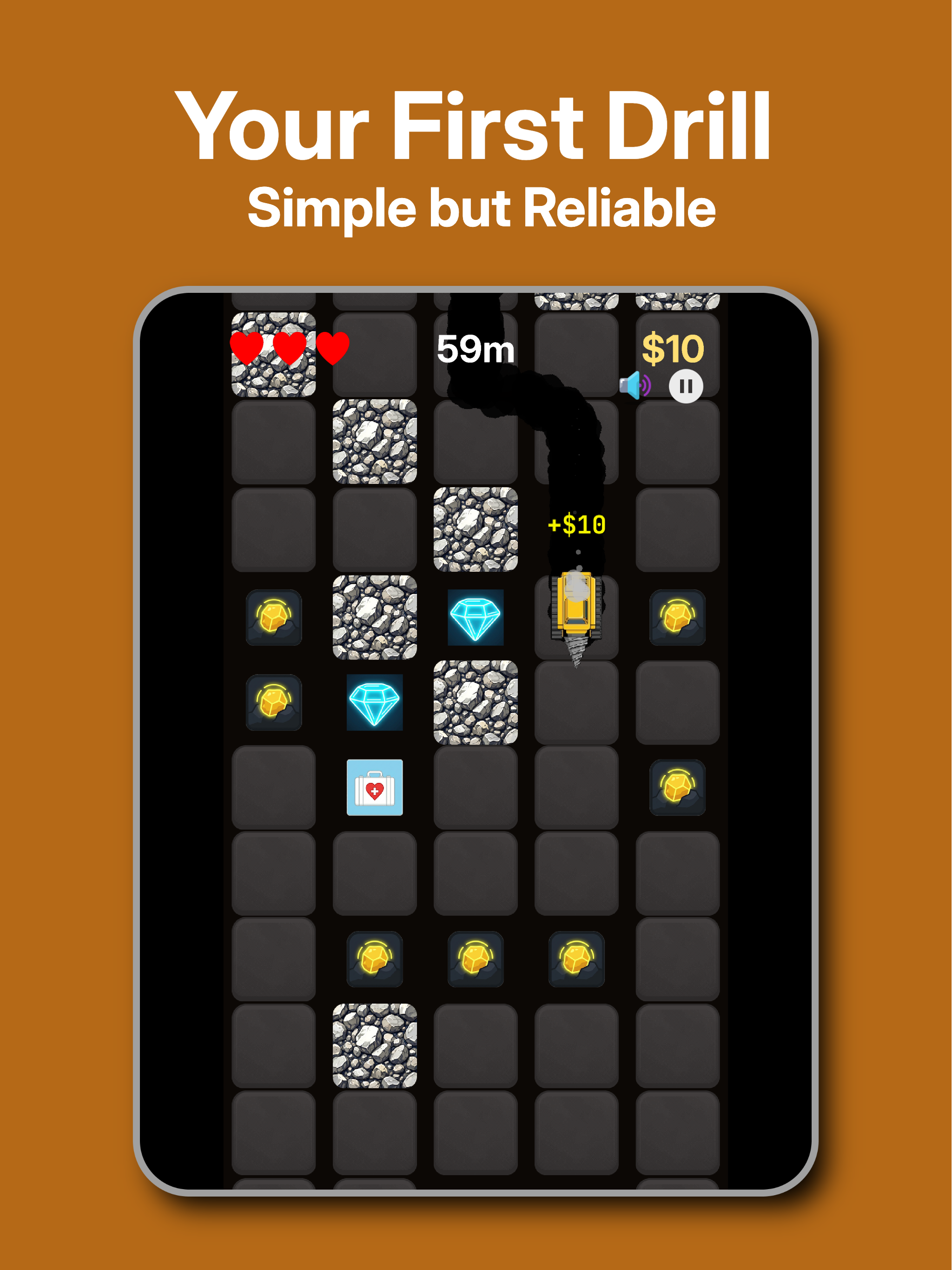 Drill Dash: Deep Miner