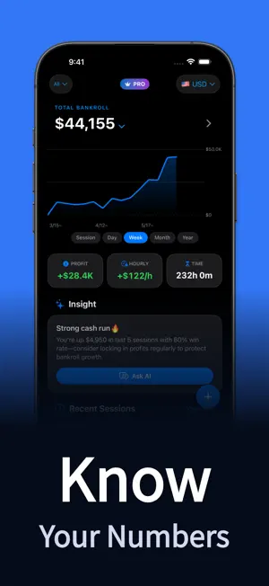 Poker Bankroll Manager screenshot 1