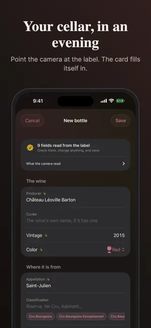 Corkwell: Wine Cellar Manager screenshot 2