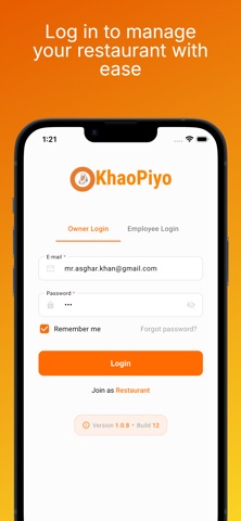 KhaoPiyo Restaurant Partner