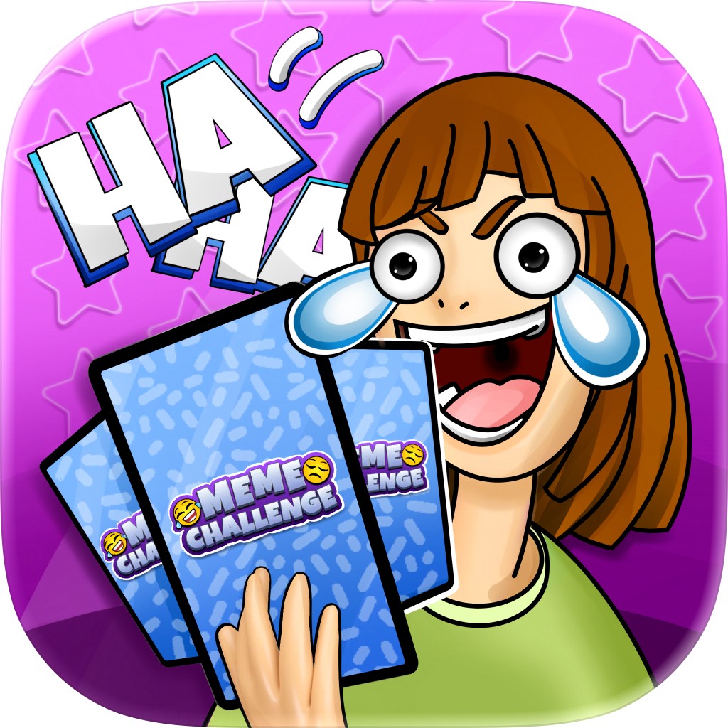 Apple App Store cover for Meme Challenge-Funny Card Game
