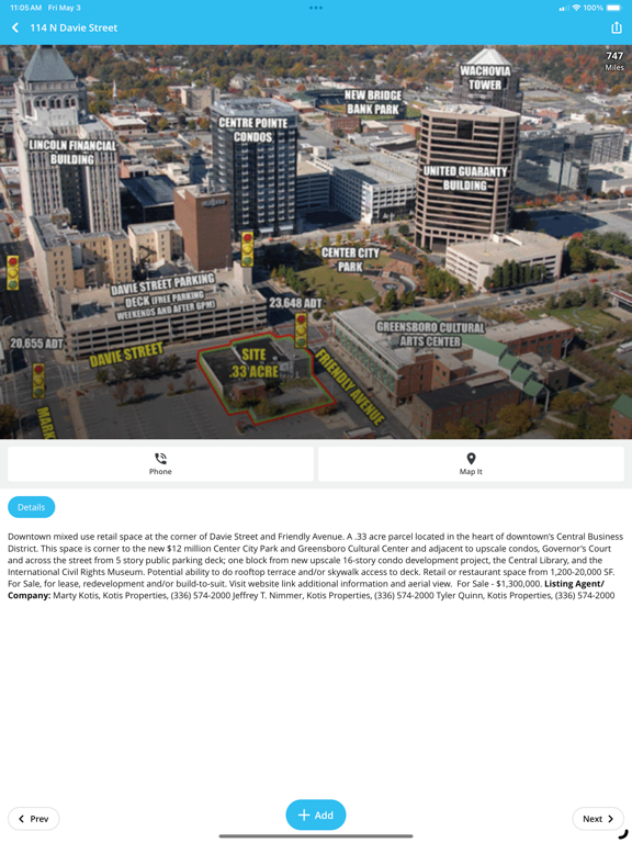 Downtown Greensboro iPad screenshot 8 - Travel app