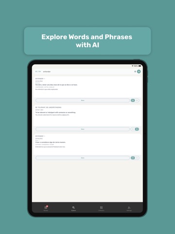 Vocabulex: AI Flashcards iPad screenshot