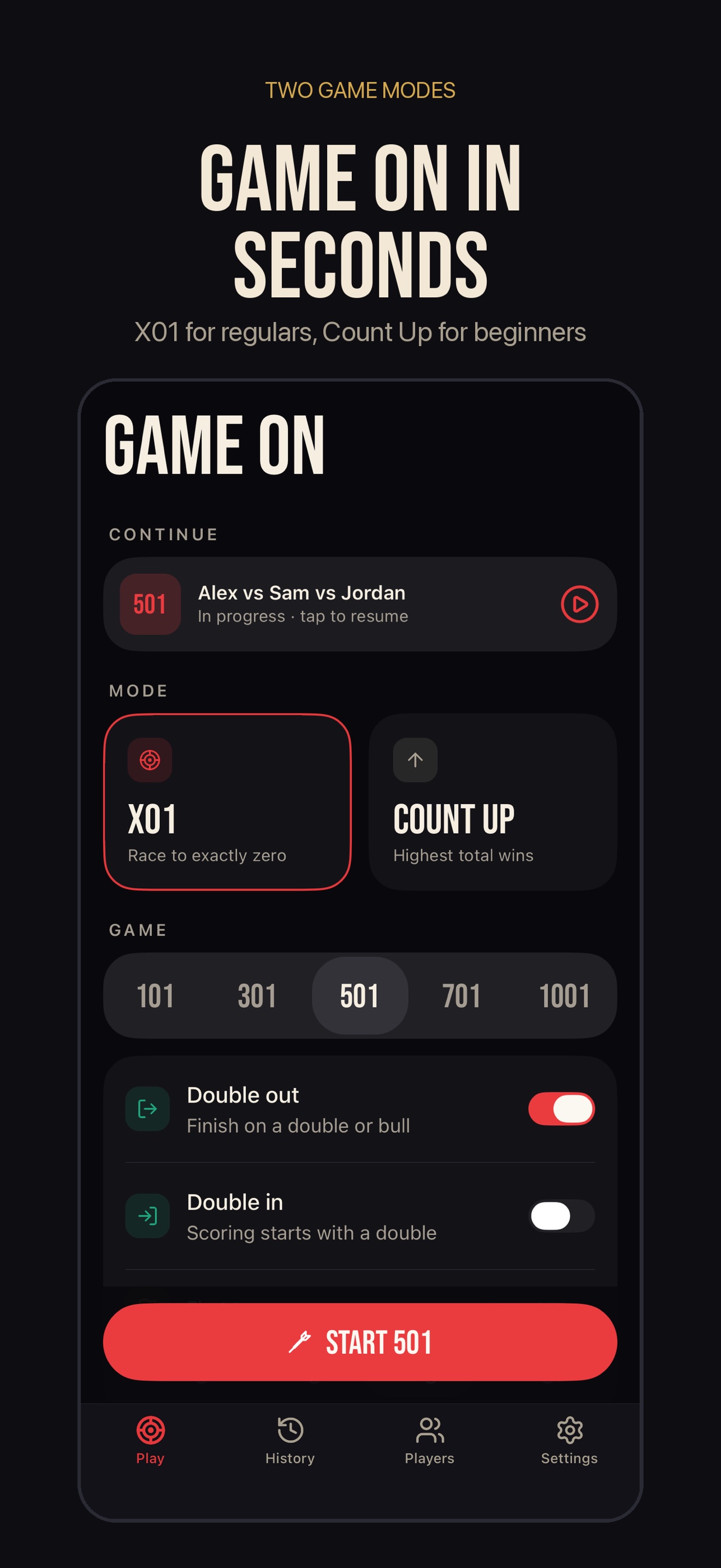 Screenshot 7 of Dart Tracker: X01 Scorer