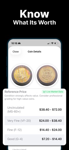 Coin Value Checker - CoinZap Screenshot 3 of 4