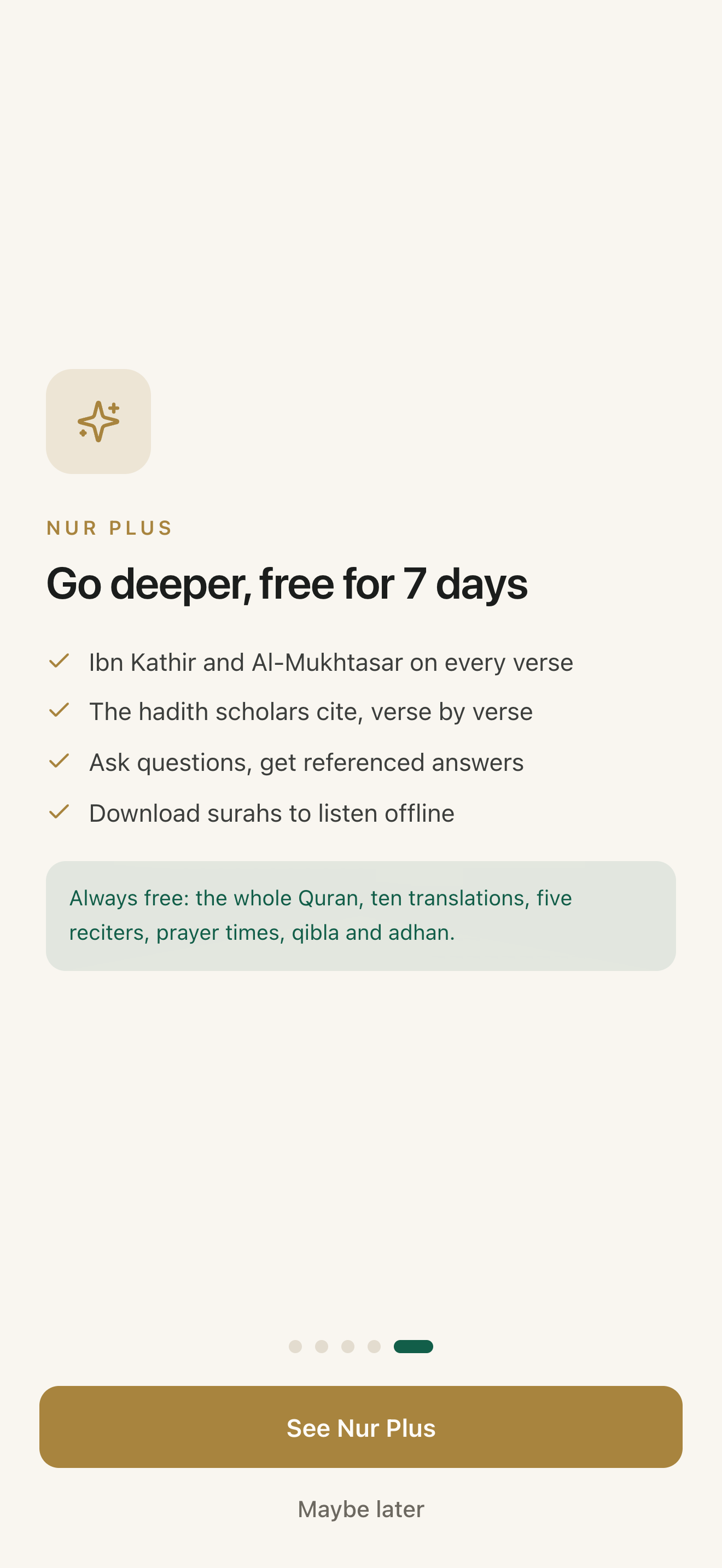 Nur: Quran, Prayer & Tafsir screenshot 9