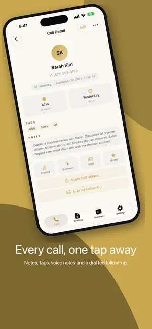 Briefcall: AI Call Prep screenshot 4