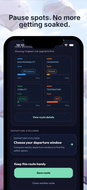 Ryddar: Ride Weather & Safety screenshot 3