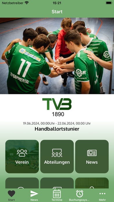 Turnverein 1890 Bammental e.V. Screenshot