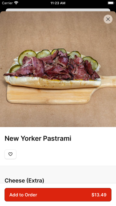 NY Slicers Deli iPhone screenshot 4 - Food & Drink app