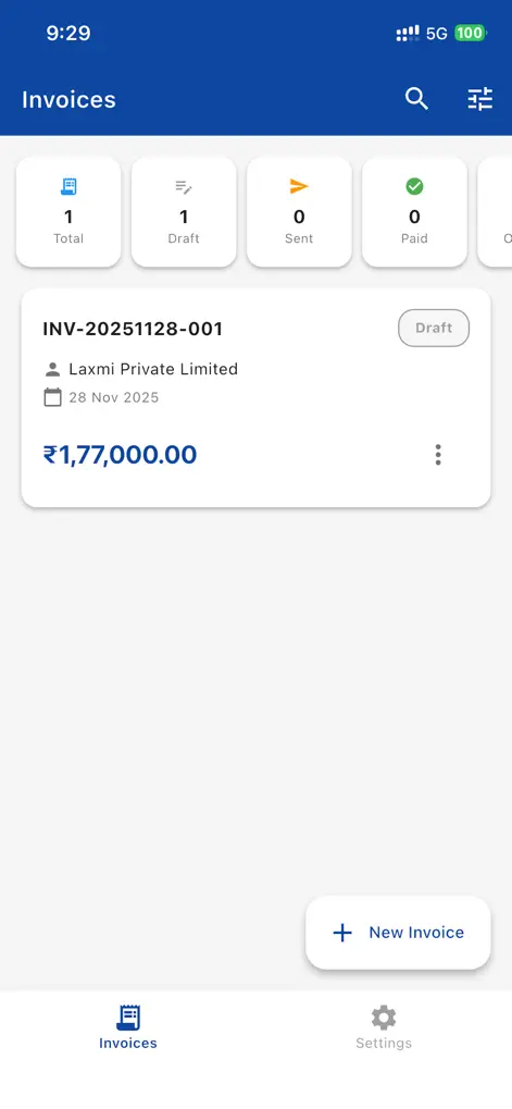 Invoice & Receipt Maker - Finance App | MWM