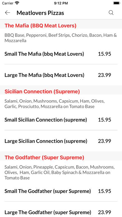 Godfather Pizza and Burger Screenshot