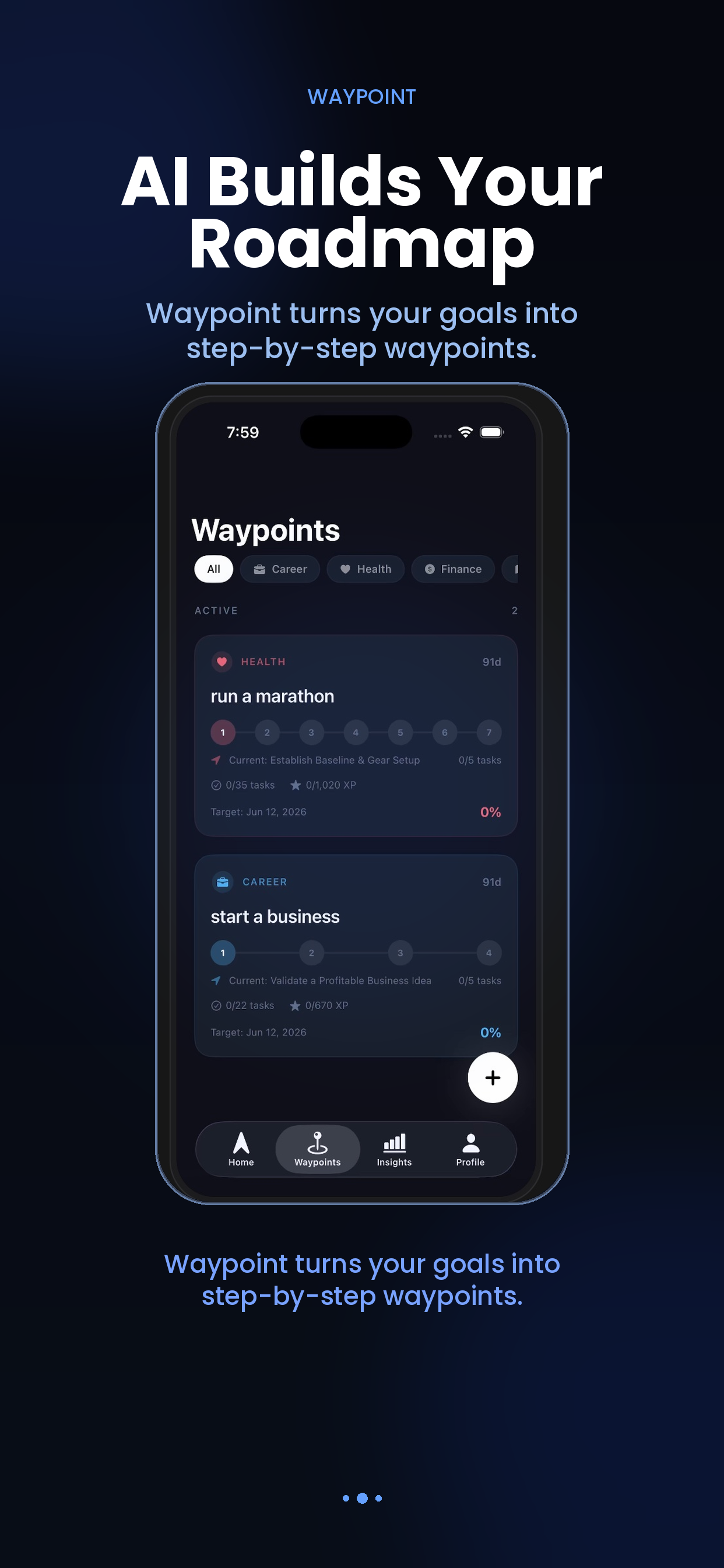 Waypoint: Goal Planner screenshot 2