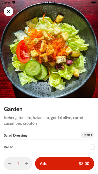 Bella Vita Italian Restaurant iPhone screenshot 4 - Food & Drink app