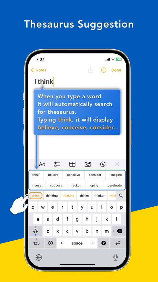 #2. Bear - AI Keyboard (iOS) 由: kimihiro kubota
