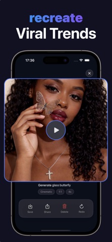 Viyou - AI Video Generator iPhone screenshot