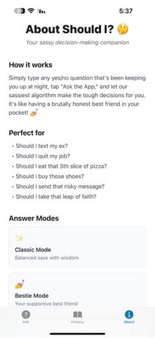 Should I…? screenshot