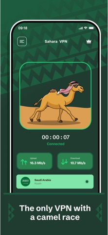 Sahara VPN – Fast & Unlimited iPhone screenshot 2