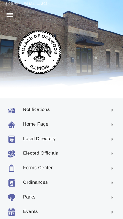 Our Oakwood IL Screenshot