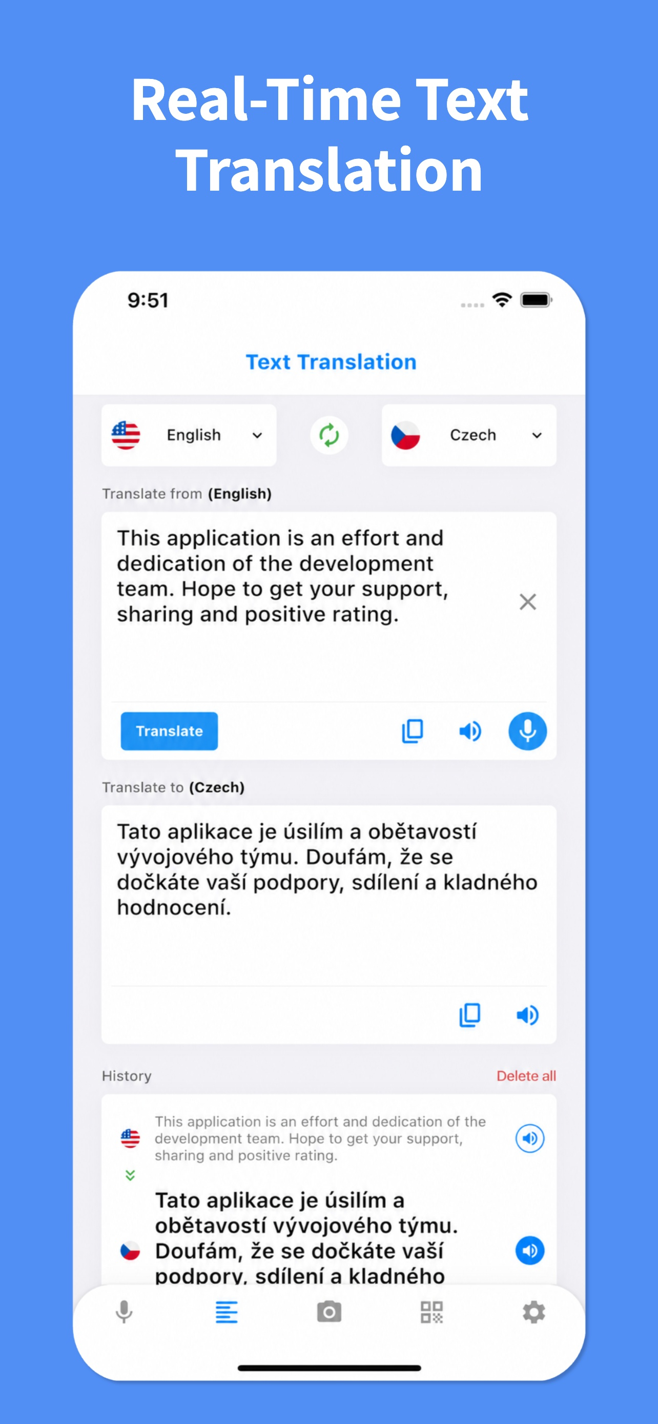 Czech Translator: Voice Photo