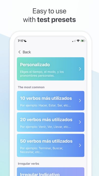 Verbos + Screenshot