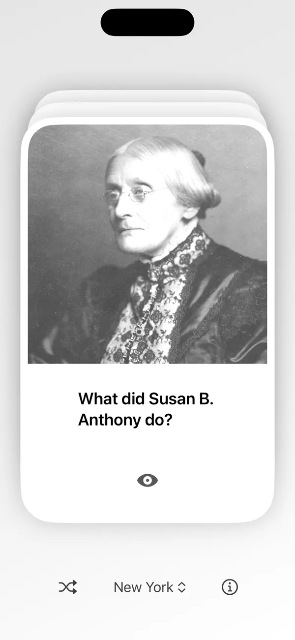 Screenshot #3 pour US Citizenship Test Cards