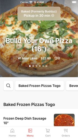Baked To Go iPhone screenshot 2 - Food & Drink app