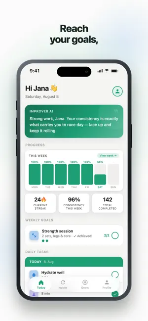 Habit Tracker - Improver screenshot 1