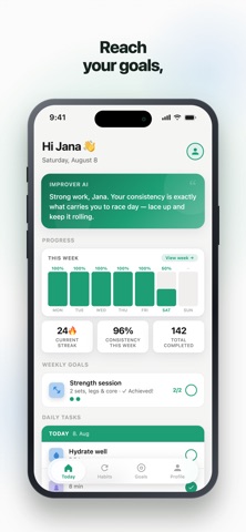 Habit Tracker - Improver iPhone screenshot
