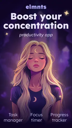 Focus Timer & To-Do: ELmNTS screenshot 1