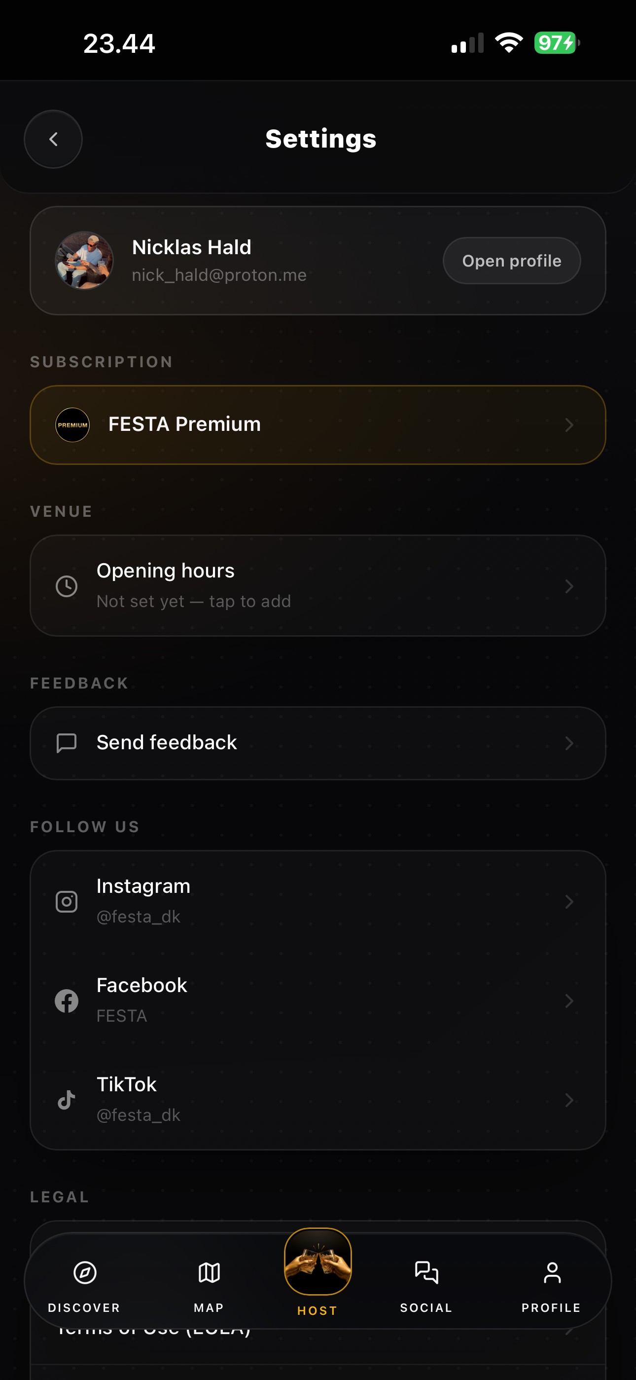 FESTA - Social Events & Venues screenshot 9