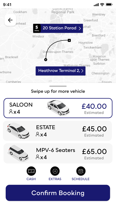 Virginia Water Cars iPhone screenshot