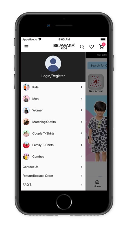 Be Awara Kids - Shopping App